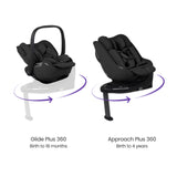 Silver Cross Reef 2 Special Edition Ultimate 360 Family Car Seat Bundle - Ganache