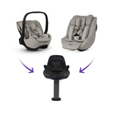 Silver Cross Reef 2 Special Edition Ultimate 360 Family Car Seat Bundle - Ganache