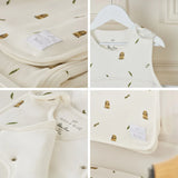 Rosa & Blue for Silver Cross Cot Bed Starter Set - Bunny print