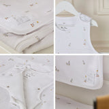 Silver Cross Lunar Bedside Crib & New Arrival Bedding Set Duckling print