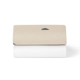 Snüz Twin Pack Moses Basket Sheets - Sand Cloud
