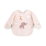 Sleeved pocket bib - Playground - Powder