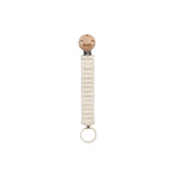 BIBS Pacifier Clip - Ivory - Knitted