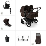 Bugaboo Donkey 6 Twin Pushchair Ultimate Bundle with Cybex Cloud T Plus and 360 Base