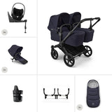 Bugaboo Donkey 6 Twin Pushchair Ultimate Bundle with Cybex Cloud T Plus and 360 Base