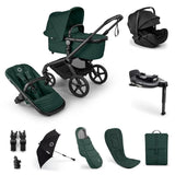 Bugaboo Fox 5 Renew Ultimate Newborn Travel System Bundle - Fern Green