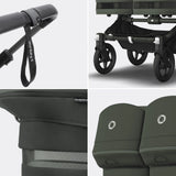 Bugaboo Donkey 5 Twin Pushchair- Forest Green