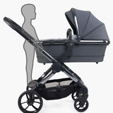 iCandy Peach 7 Pushchair Bundle - Truffle with Cloud T Plus & T Base
