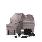 iCandy Peach 7 Porcini Pushchair and Carrycot Twin & Accessories Bundle