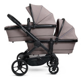 iCandy Peach 7 Porcini Pushchair and Carrycot Twin & Accessories Bundle