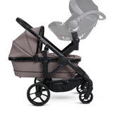 iCandy Peach 7 Porcini Pushchair and Carrycot Twin & Accessories Bundle