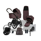 Silver Cross Cove Ultimate 360 Car Seat Bundle with Cloud T Plus and T Base - Damson