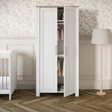 Silver Cross Valencia 3 Piece Nursery Set - Convertible Cot to Toddler Bed, Dresser & Wardrobe