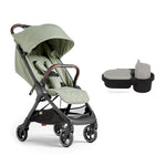 Silver Cross Clic Lightweight Stroller 2023 - Sage-Strollers-Sage-With Snack Tray-No Footmuff- Natural Baby Shower